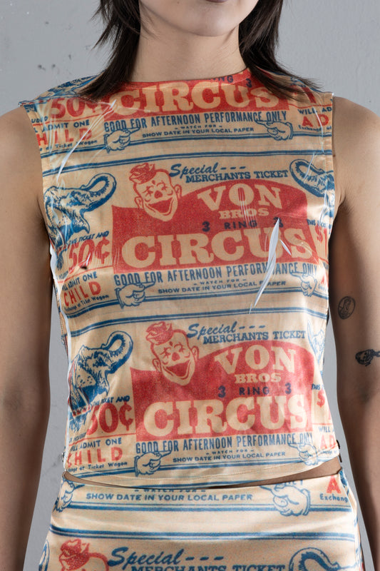 circus satin tank