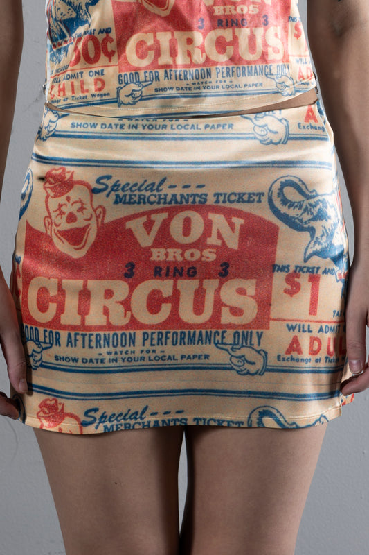 circus mini skirt