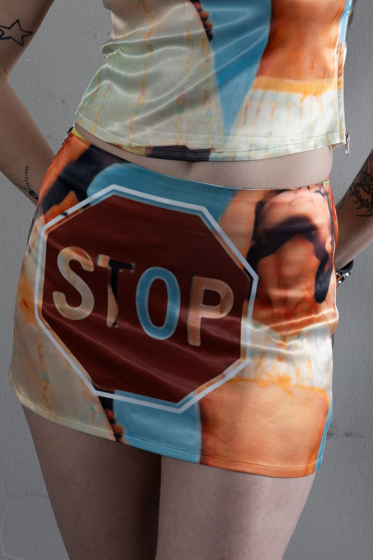 stop mini skirt