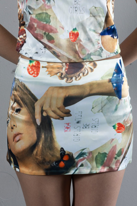 girls mini skirt