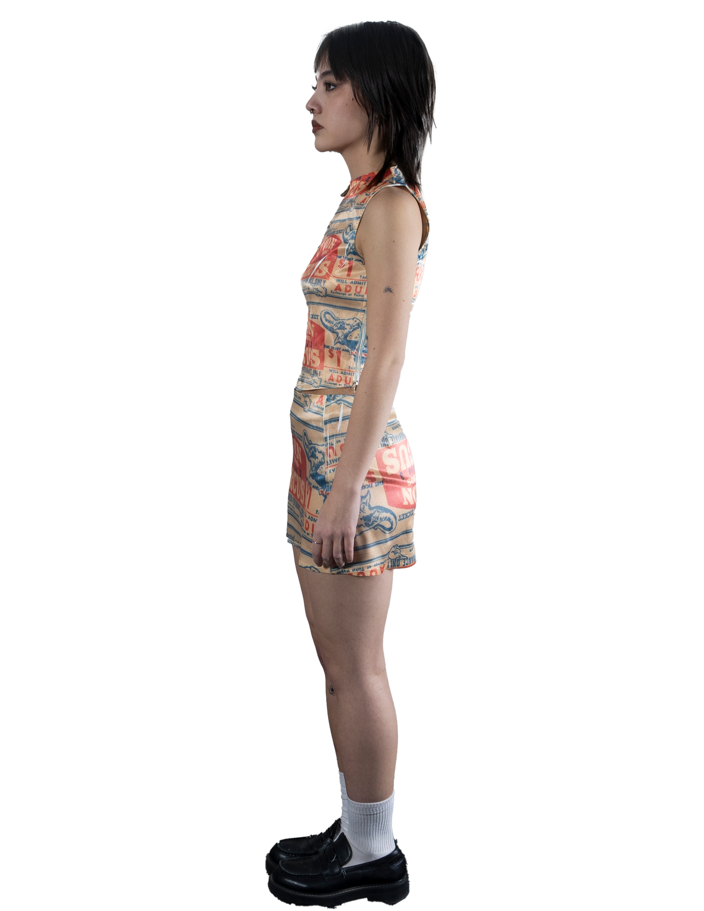 circus satin tank