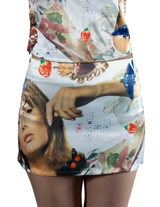 girls mini skirt