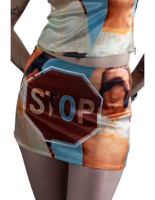 stop mini skirt